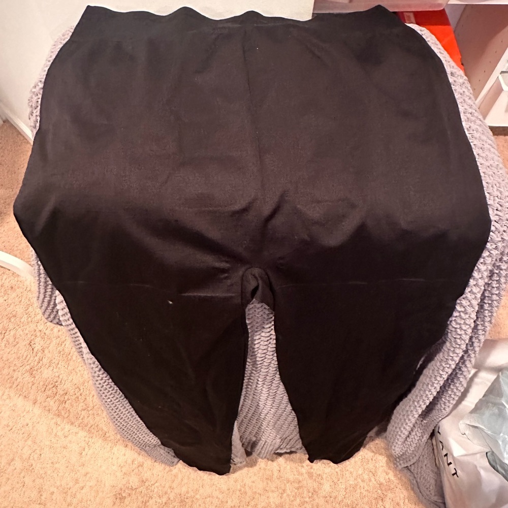 Lane Bryant Black Spandex Tummy Control Leggings- Size G/H